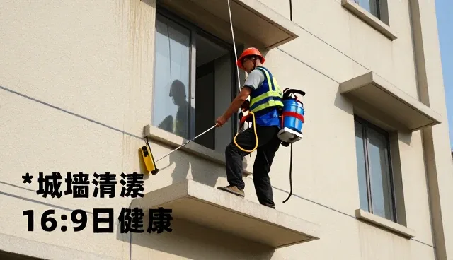 户外场地应用中的外墙清洗特点